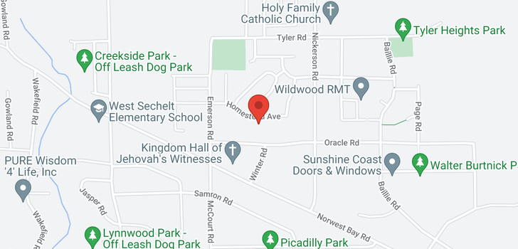 map of 6353 HOMESTEAD AVENUE